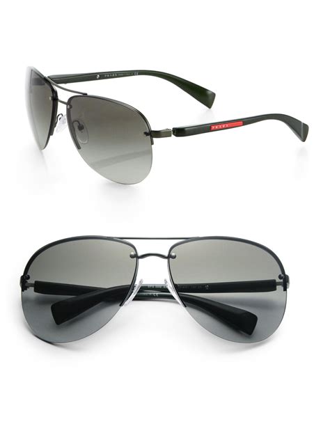 aviators prada|prada aviator sunglasses men's.